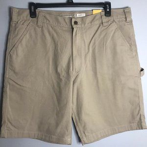 CARHARTT Rugged Flex Relaxed Carpenter Work SZ 40 Canvas Utility Shorts
